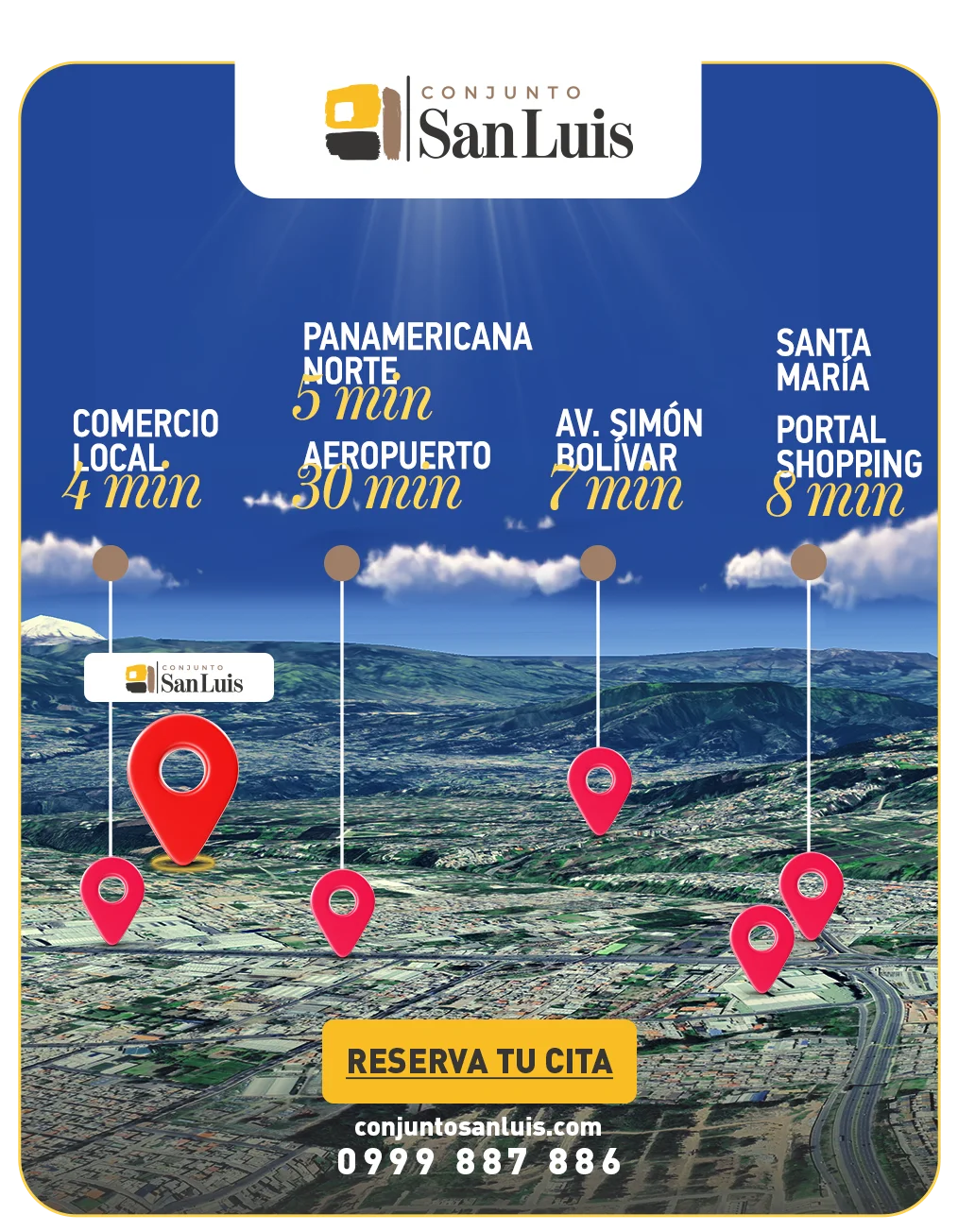 Conjunto Residencial SAN LUIS, Llano Grande, Norte de Quito. Casa nuevas VIP en Quito Norte, Calderón.